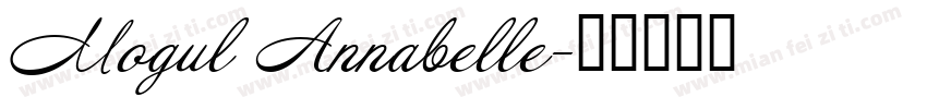 Mogul Annabelle字体转换
